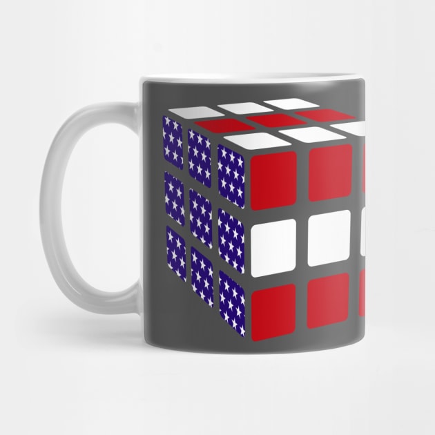 American Flag Rubiks Cube by imotvoksim